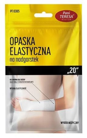 Opaska elastyczna na nadgarstek, Pani Teresa, rozmiar S, 1 sztuka