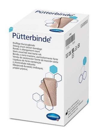 Opaska elastyczna na żylaki, Putterbinde, 12cmx5m, kolor brązowy, 1 sztuka
