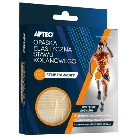 Opaska elastyczna stawu kolanowego, Apteo Care, rozmiar L, 1 sztuka