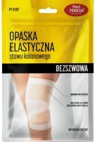 Opaska elastyczna stawu kolanowego, Pani Teresa, bezszwowa, rozmiar S, kolor czarny, 1 sztuka