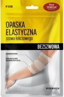 Opaska elastyczna stawu łokciowego, Pani Teresa, bezszwowa, rozmiar M, kolor beżowy, 1 sztuka
