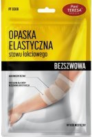 Opaska elastyczna stawu łokciowego, Pani Teresa, bezszwowa, rozmiar XL, kolor beżowy, 1 sztuka