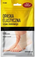 Opaska elastyczna stawu skokowego, Pani Teresa, rozmiar XL, kolor beżowy, 1 sztuka