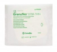 Opatrunek hydrokoloidowy, Granuflex Extra Thin, jałowy, 10cmx10cm, 1 sztuka