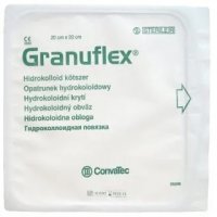 Opatrunek hydrokoloidowy, Granuflex, jałowy, 20cmx20cm, 1 sztuka
