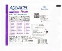 Opatrunek piankowy, Aquacel Foam, przylepny, jałowy, 10cmx10cm, 1 sztuka