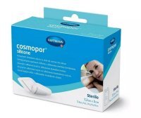 Opatrunek samoprzylepny, Cosmopor silicone, jałowy, silikonowy, 7,2cmx5cm, 5 sztuk