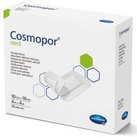 Opatrunek samoprzylepny, Cosmopor Steril, jałowy, 10cmx10cm, 25 sztuk