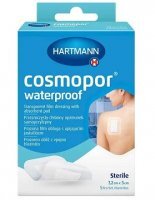 Opatrunek samoprzylepny, Cosmopor waterproof, jałowy, wodoodporny, 7,2cmx5cm, 5 sztuk