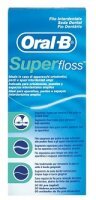 Oral-B SuperFloss, nić dentystyczna woskowana, 50 odcinków