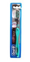 Oral-B, szczoteczka do zębów, Allrounder Black, medium, 1 sztuka