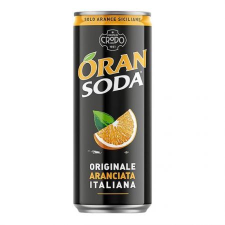 OranSoda, włoski napój gazowany, bezalkoholowy, Aranciata, 330ml