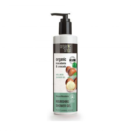 Organic Shop, Kenijska Makadamia, odżywczy żel pod prysznic, 280ml