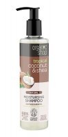 Organic Shop, Olej Kokosowy i Masło Shea, szampon do włosów nawilżający, 280ml