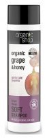 Organic Shop, Winogrona i Miód, szampon do włosów wzmacniający, 280ml