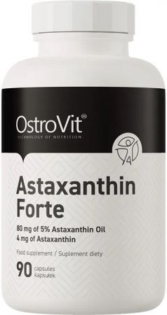 OstroVit, Astaxanthin Forte 80mg, 90 kapsułek