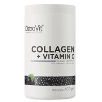 OstroVit, Collagen + Vitamina C, czarna porzeczka, 400g