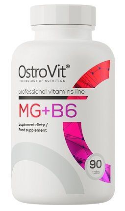 OstroVit, magnez + witamina B6, 90 tabletek