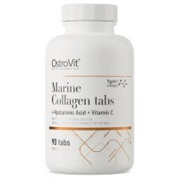 OstroVit, Marine Collagen + Hyaluronic + Vitamin C, 90 tabletek