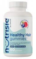 OstroVit Nutrisie, Healthy Hair, żelki, smak jagodowo-malinowy, 60 sztuk
