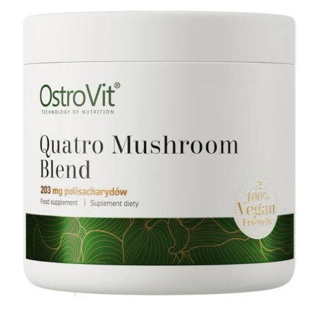 OstroVit, Quatro Mushroom Blend, proszek, 100g
