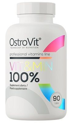 OstroVit, Vit&Min 100%, 90 tabletek