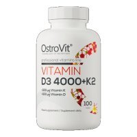 OstroVit, Vitamin D3 4000+K2, 100 tabletek