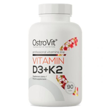 OstroVit, Vitamin D3+K2, 90 tabletek