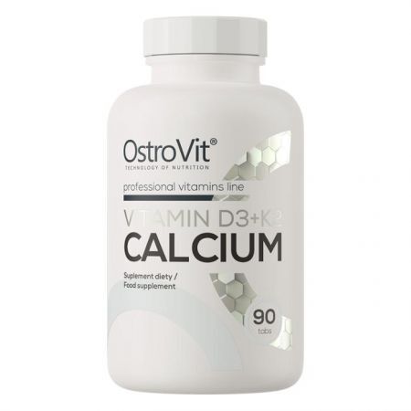 OstroVit, Vitamin D3 + K2 Calcium, 90 tabletek