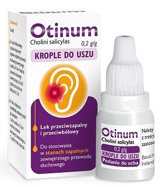 Otinum 0,2g/g, krople do uszu, 10g