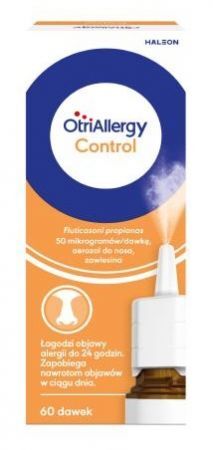 OtriAllergy Control 50mcg/dawkę, aerozol do nosa, 60 dawek