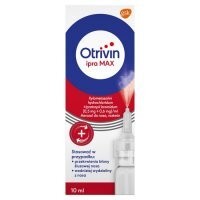Otrivin Ipra Max (0,5mg+0,6mg)/ml, aerozol do nosa, dla dorosłych i dzieci powyżej 18 lat, 10ml