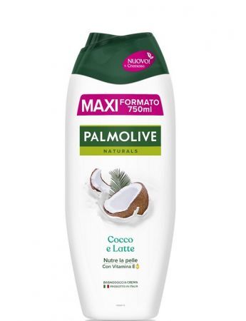 Palmolive Naturals Coconut & Milk, żel pod prysznic z mlekiem migdałowym i witaminą E, zapach kokosowy, 750ml
