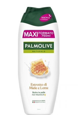 Palmolive Naturals Milk & Honey, żel pod prysznic z mlekiem migdałowym i witaminą E, zapach miodu, 750ml