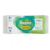 Pampers Harmonie Aqua New Baby, chusteczki nawilżane dla niemowląt, 46 sztuk