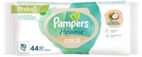Pampers Harmonie Coco, chusteczki nawilżane dla niemowląt, 44 sztuki