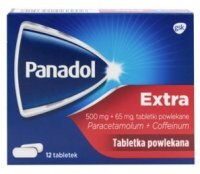 Panadol Extra (500mg+65mg), 12 tabletek