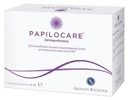 Papilocare, żel dopochwowy, 21 aplikatorów po 5ml