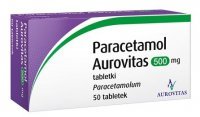 Paracetamol Aurovitas 500mg, 50 tabletek