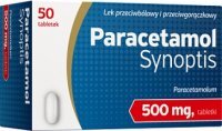 Paracetamol Synoptis 500mg, 50 tabletek