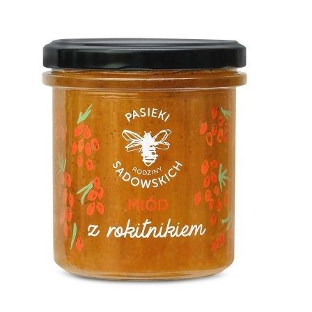 Pasieki Rodziny Sadowskich, miód z rokitnikiem, 430g