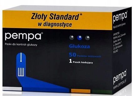 Paski do pomiaru glukozy, Pempa BK6-G, 50 sztuk