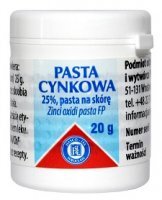 Pasta cynkowa 25%, pasta na skórę, 20g