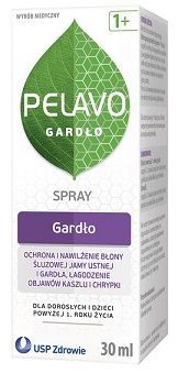 Pelavo Gardło, spray o smaku cytrynowym, 30ml