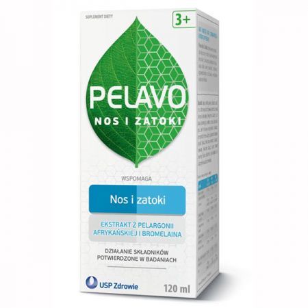 Pelavo Nos i Zatoki, syrop dla dzieci powyżej 3 roku życia, smak wiśniowy, 120ml