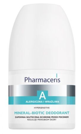 Pharmaceris A, Mineral-Biotic, mineralny dezodorant, roll-on, 50ml