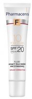 Pharmaceris F, Capilar-Correction, fluid dla skóry naczynkowej SPF20, 10 - Porcelain, 30ml