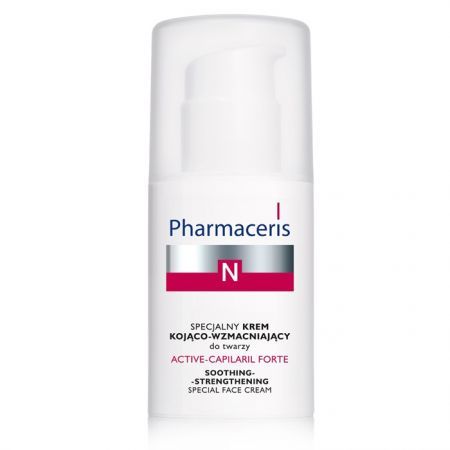 Pharmaceris N, Active-Capilaril Forte, krem kojąco-wzmacniający, skóra naczynkowa, 30ml