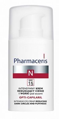 Pharmaceris N, Opti-Capilaril, krem intensywny redukujący cienie i worki pod oczami, 15ml