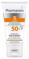 Pharmaceris S, Safe Protective, bezpieczny krem ochronny do twarzy SPF50+, od urodzenia, 50ml